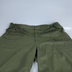 Boyscouts Of America Shorts Mens 43-44‎ Olive Green Cargo Pockets BSA